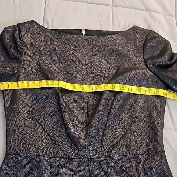 Jill Jill Stuart Metallic Black Short Sleeve Dress - Picture 11 of 13